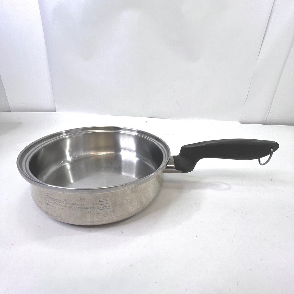Permanent Cookware 8" Skillet Multi-Core T304 Stainless Steel USA Made MC 2000